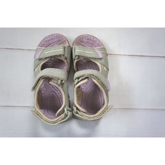 Eddie Bauer Girls Purple/Gray Strap River Sandals - Size 12 - Picture 2 of 9
